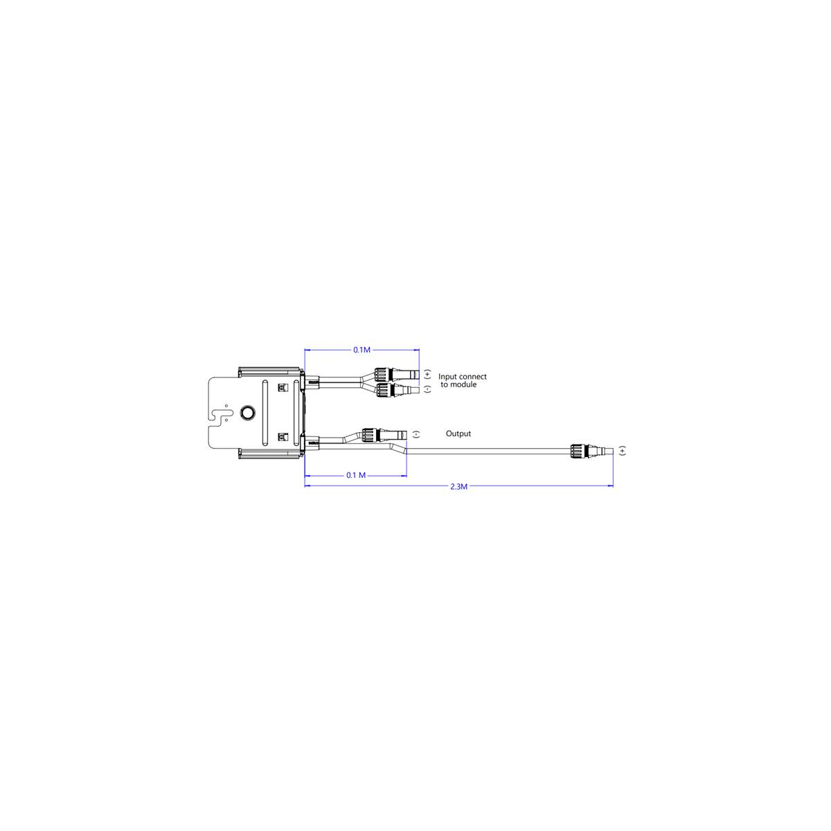 SolarEdge S440/S500 Technische Zeichnung