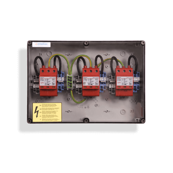 enwitec overvoltage protection DC type II, 3 MPPT, terminals