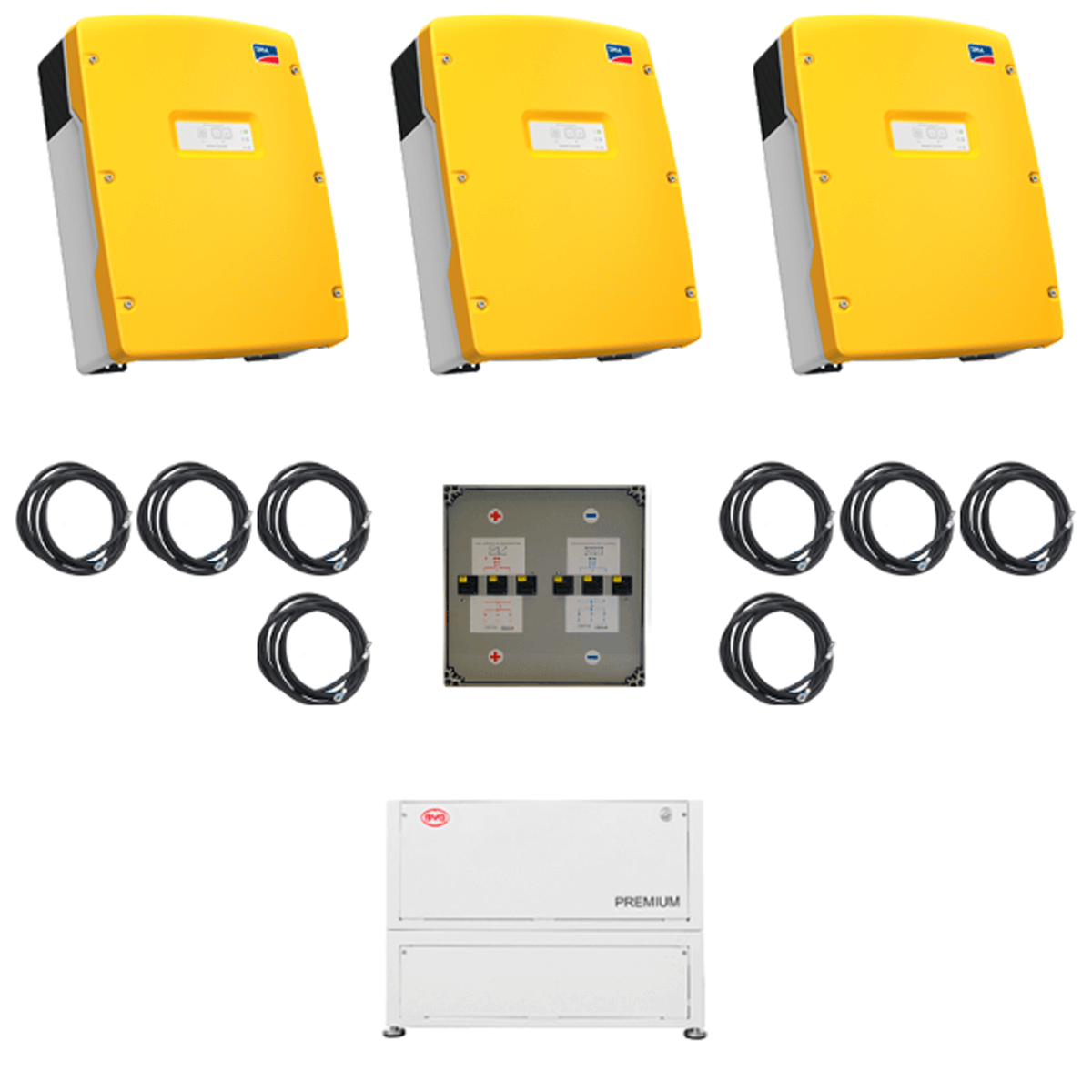 9,9 kW & 15 kWh SMA Speichersystem