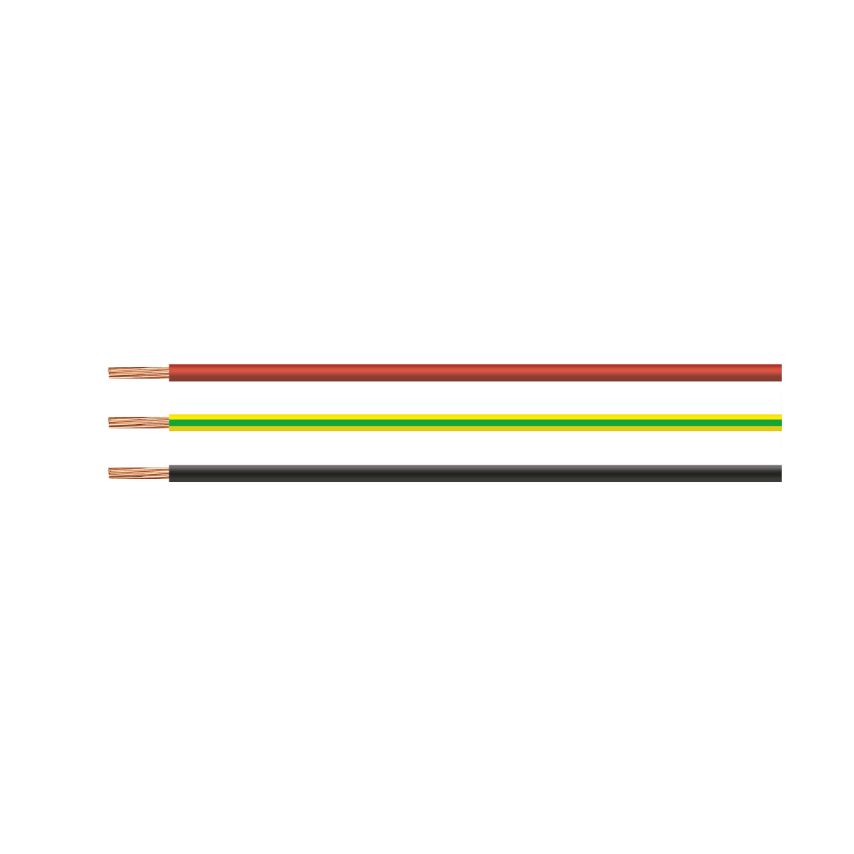 Aderleitung H07V-R 16 qmm, gruen-gelb, 100m Bund, mehrdraehtig front