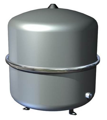 Bosch diaphragm expansion tank 35 liters silver
