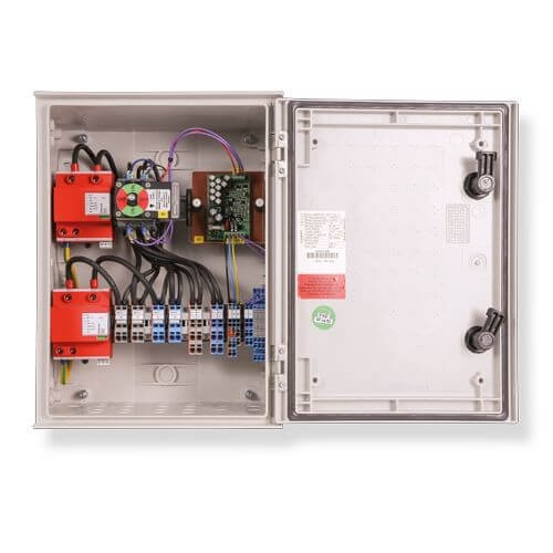 enwitec OVP type I+II for 2 MPP with fire protection switch